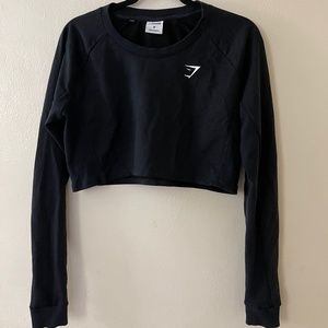 Long sleeve gymshark Crop top